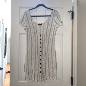 BDG Striped Linen Dress